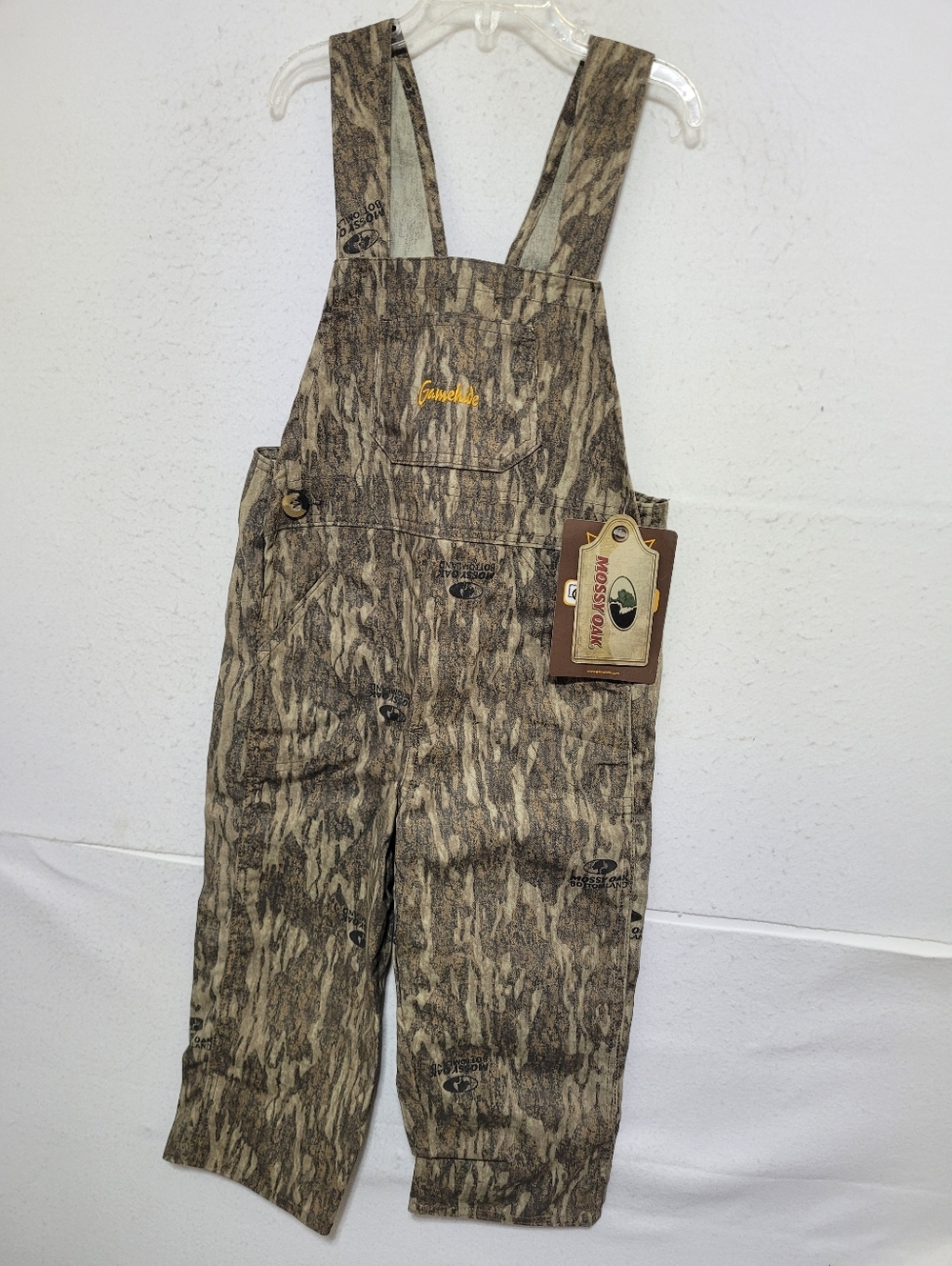 MOSSY OAK GAMEHIDE TODDLER HUNT CAMP OVERALL/KTO SIZE 5T UNINSULATED NWT